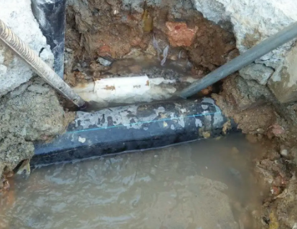 黄平测漏水之水管漏水